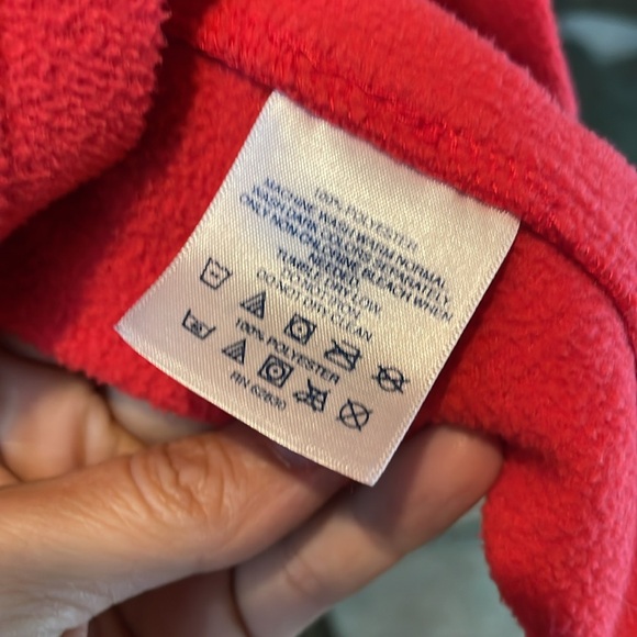 LANDS’ END - Red Pullover Fleece - Women’s S (6-8) - Picture 6 of 6